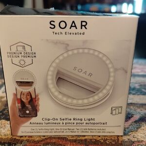 Clip-On Selfie Ring Light - White